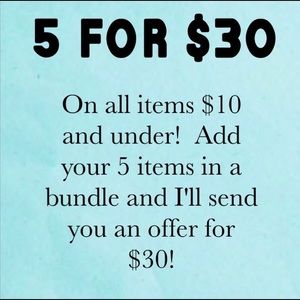 5/30 shirts all 10$ and under make a bundle
